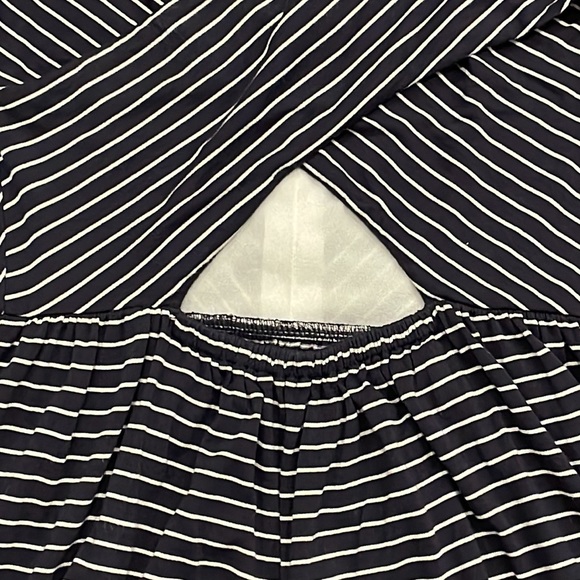 LOFT Petite Navy and White Striped Tank Dress - Size XSP - Picture 6 of 8